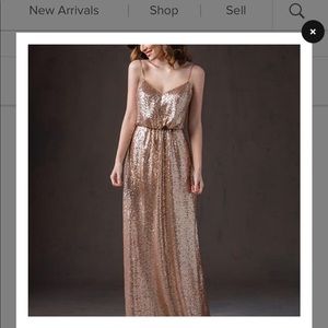 Belsoie Rose Gold Sequin